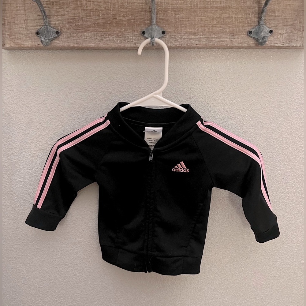 Adidas infant track jacket sz 12 months